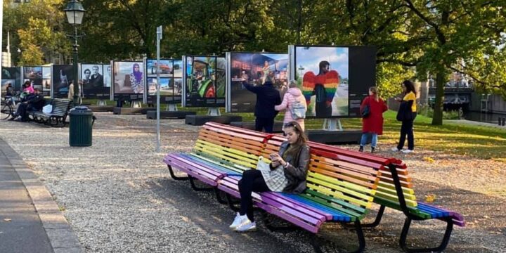 Pride Photo Tentoonstelling bij Internationaal Homomonument